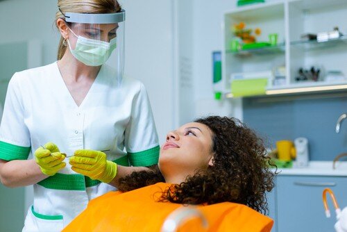 dentist in full PPE